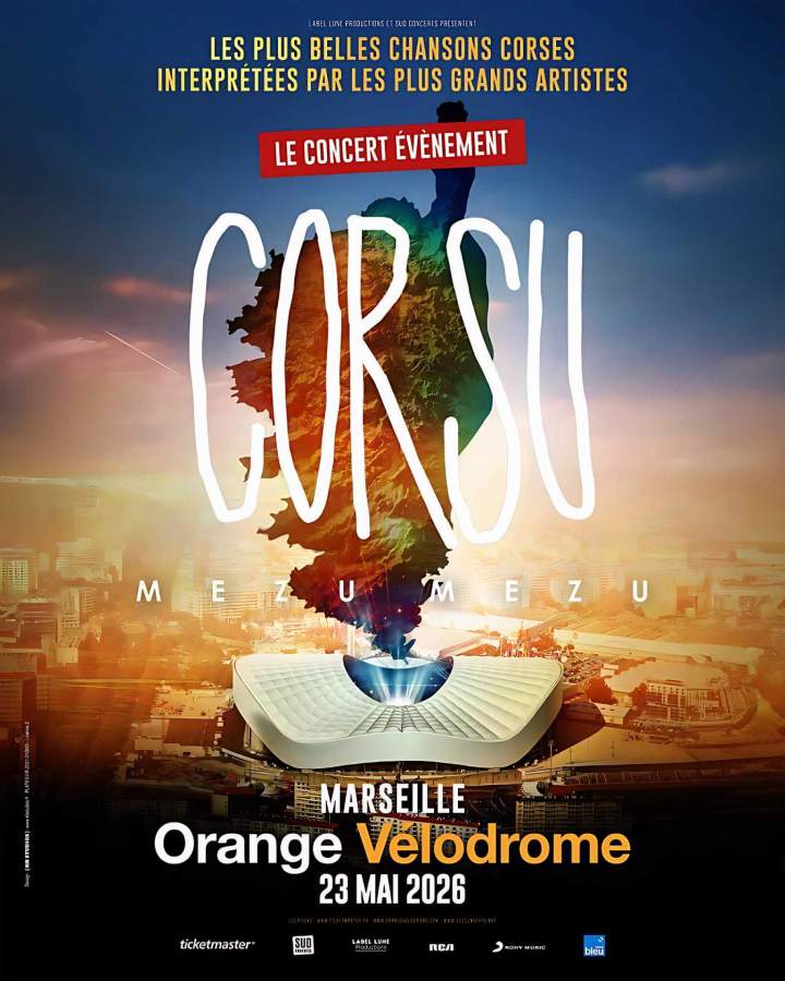 Concert corse 2026 chanteur originaire de Porto-Vecchio