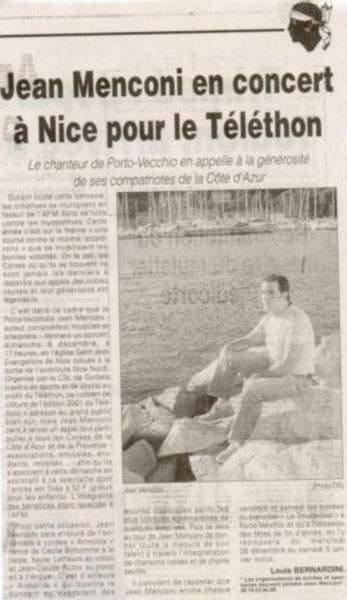 Presse musicale Porto-Vecchio 